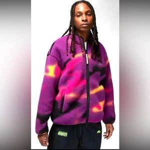 🦖Jordan Nike Men’s Flight MVP Fleece Full zip Jacket size-XL